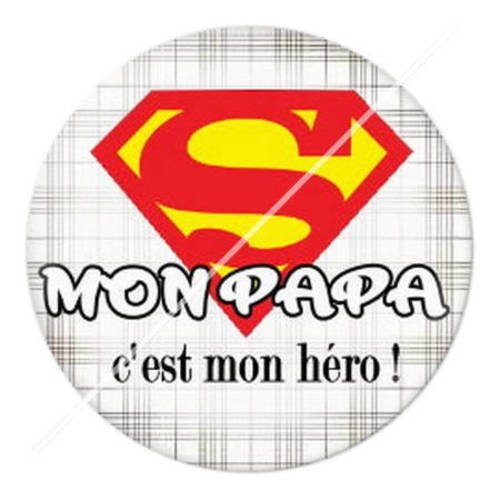 Cabochon résine a coller 25 mm pour papa f5 