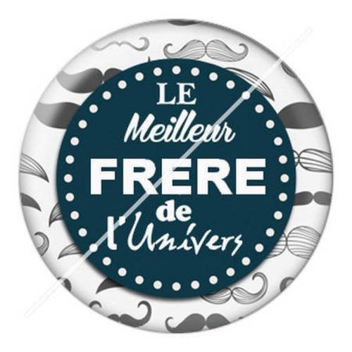 Cabochon résine a coller 25 mm pour frère 1 