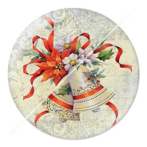 Cabochon résine a coller 25 mm noël f8 