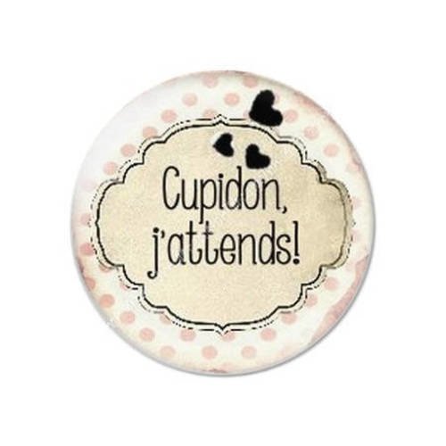 Cabochon résine a coller 25 mm saint valentin cupidon 10 
