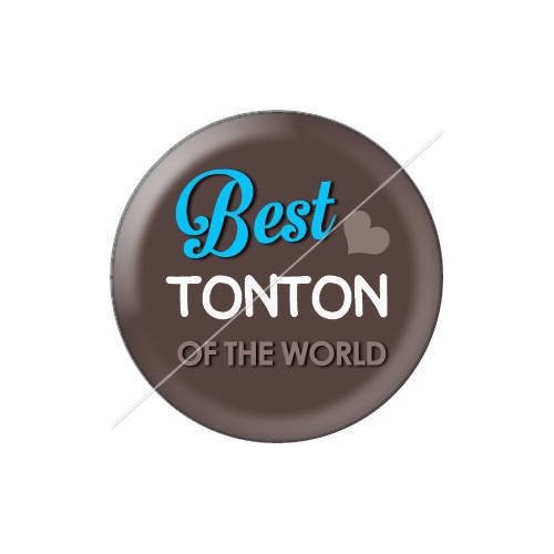 Cabochon résine a coller 25 mm tonton j6 