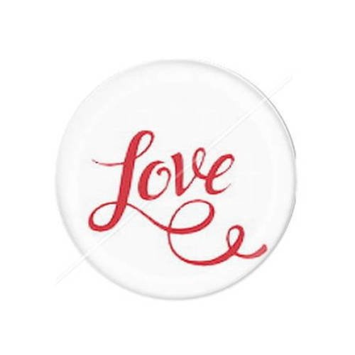Cabochon résine a coller 25 mm  coeur amour valentin 3 