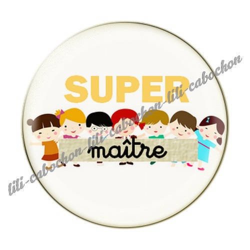 Cabochon résine a coller 25 mm maître i47 