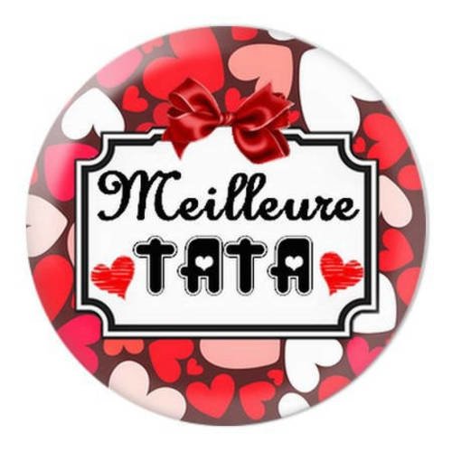 Cabochon résine a coller 25 mm pour super tata 2 