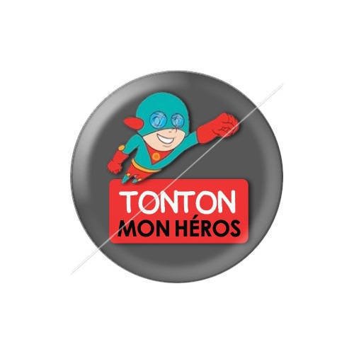 Cabochon résine a coller 25 mm tonton j9 