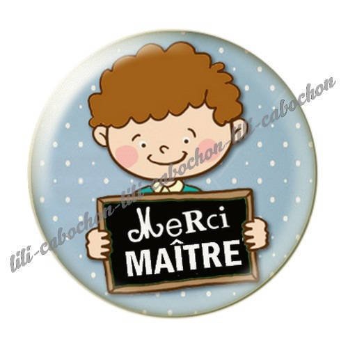 Cabochon résine a coller 25 mm maître i61 