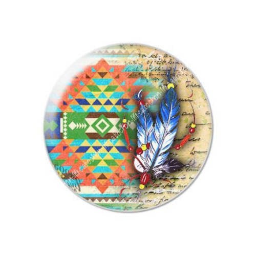 Cabochon résine a coller 25 mm dreamcatcher attrape-rêves indiens c11 