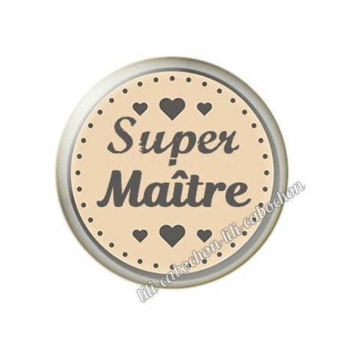 Cabochon résine a coller 25 mm maître ab1 