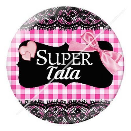 Cabochon résine a coller 25 mm pour tata tatie t1 