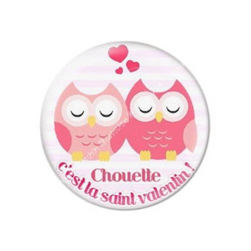 Cabochon résine a coller 25 mm saint valentin 1 