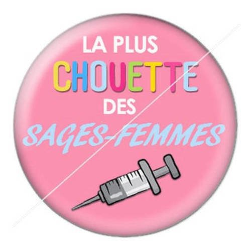 Cabochon résine a coller 25 mm pour sage-femme 8 