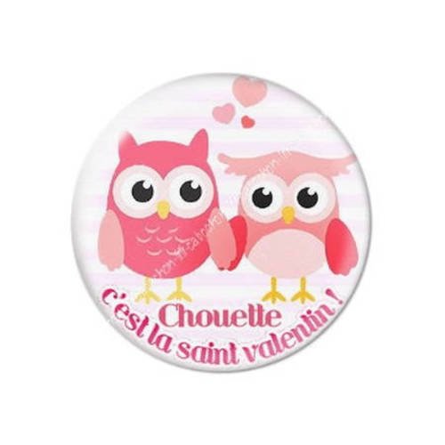 Cabochon résine a coller 25 mm saint valentin 2 