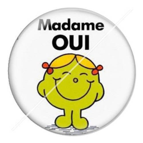 Cabochon résine a coller 25 mm madame 5 