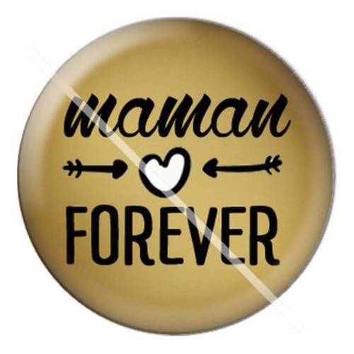 Cabochon résine a coller 25 mm pour maman a15 