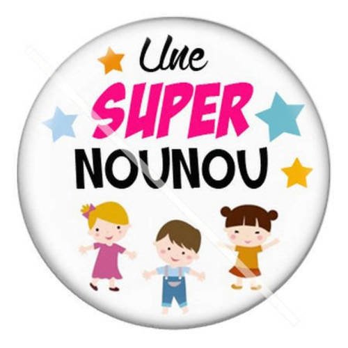 Cabochon résine a coller 25 mm pour nounou a2 