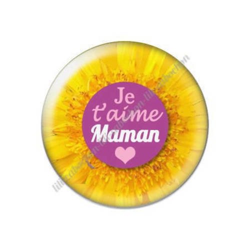 Cabochon résine a coller 25 mm maman p2 