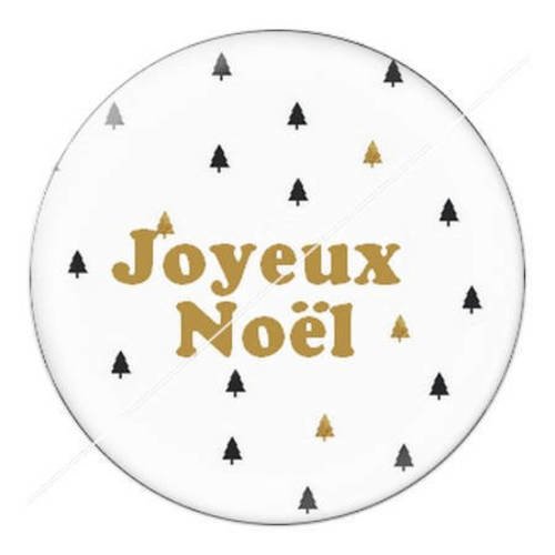 Cabochon résine a coller 25 mm joyeux noël hiver e7 