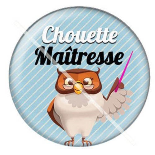 Cabochon résine a coller 25 mm pour maîtresse a1 