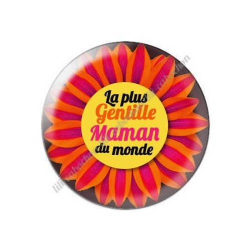 Cabochon résine a coller 25 mm maman p4 