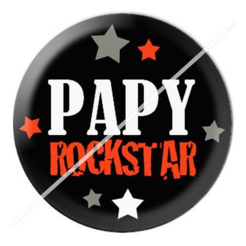 Cabochon résine a coller 25 mm pour fête papy papi 27 