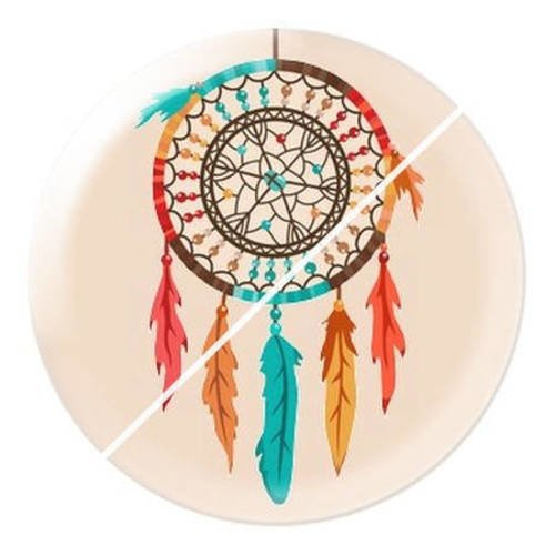 Cabochon résine a coller 25 mm dreamcatcher attrape reve 4 