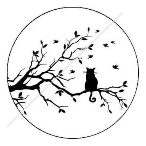 Cabochon résine a coller 25 mm  motifs chat amour coeur 5 