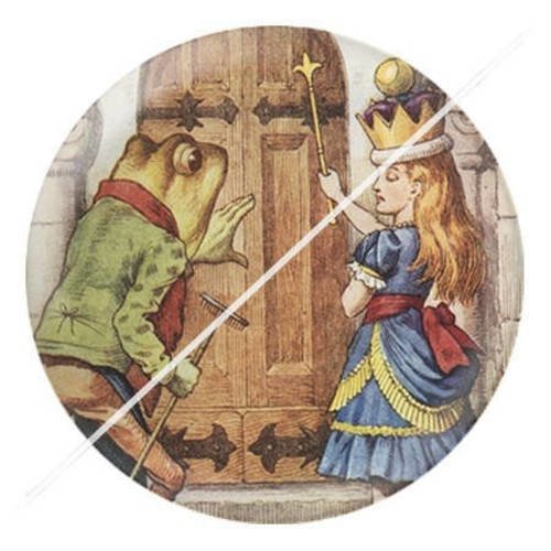 Cabochon résine a coller 25 mm à alice b9 