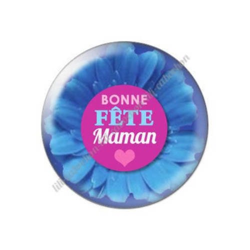 Cabochon résine a coller 25 mm maman p10 
