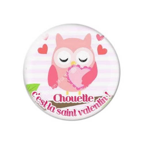 Cabochon résine a coller 25 mm saint valentin 3 