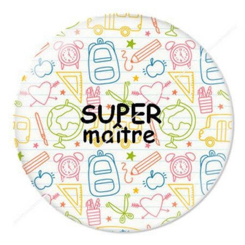 Cabochon résine a coller 25 mm maître f30 