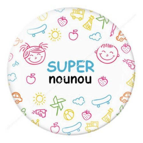 Cabochon résine a coller 25 mm nounou g10 