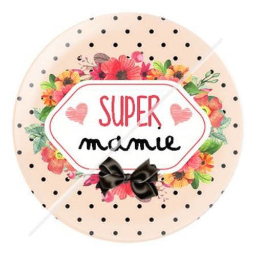 Cabochon résine a coller 25 mm pour mamie s7 