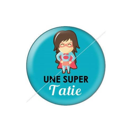Cabochon résine a coller 25 mm tatie tata j48 