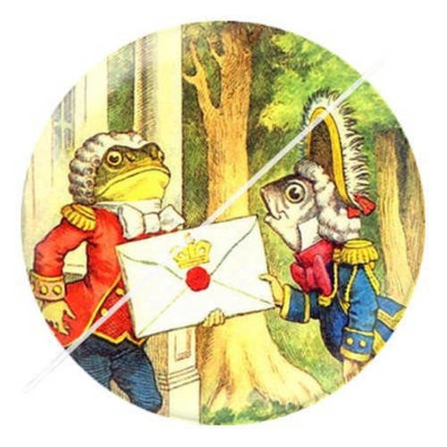 Cabochon résine a coller 25 mm à alice b13 