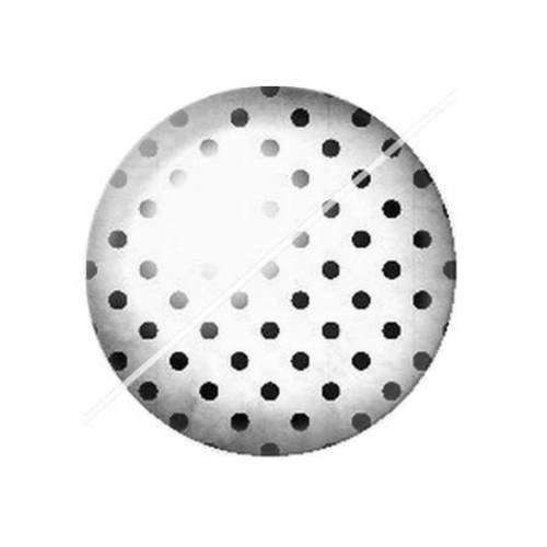 Cabochon résine a coller 25 mm mamzelle coco pois 11 