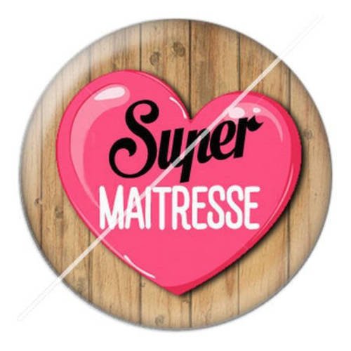 Cabochon résine a coller 25 mm pour super maîtresse s13 