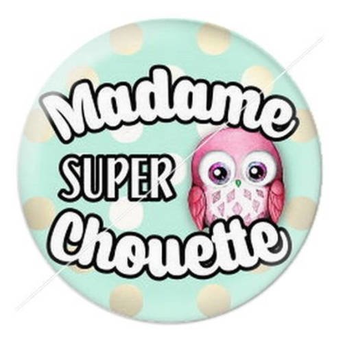 Cabochon résine a coller 25 mm pour madame 