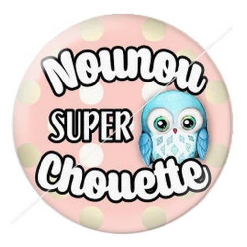 Cabochon résine a coller 25 mm pour nounou 