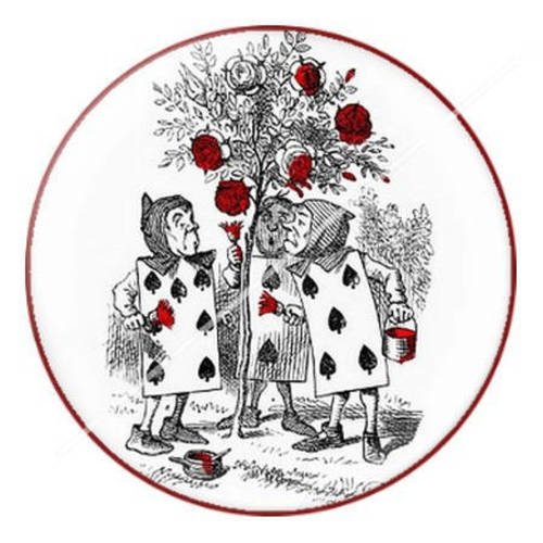 Cabochon résine a coller 25 mm à alice c5 