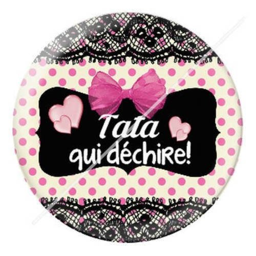 Cabochon résine a coller 25 mm pour tata tatie t15 