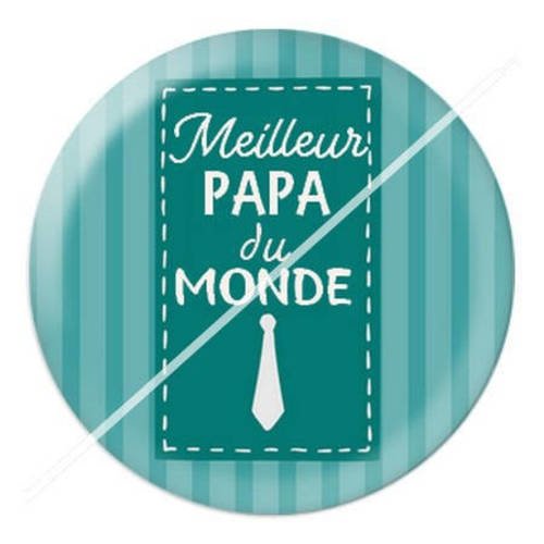 Cabochon résine a coller 25 mm papa a10 