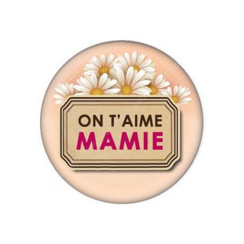 Cabochon résine a coller 25 mm pour mamie f52 