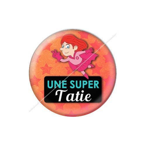 Cabochon résine a coller 25 mm tatie tata j56 