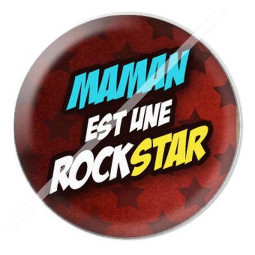Cabochon résine a coller 25 mm pour maman mb13 