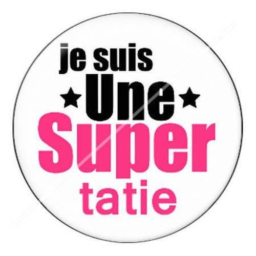 Cabochon résine a coller 25 mm pour tata tatie c13 