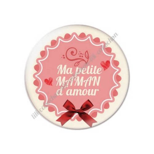 Cabochon résine a coller 25 mm maman n9 
