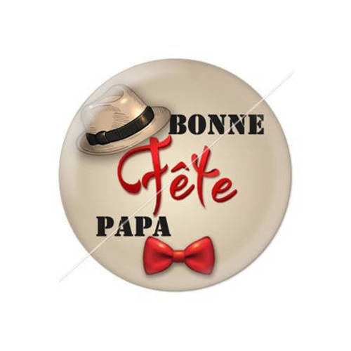 Cabochon résine a coller 25 mm pour papa h7 