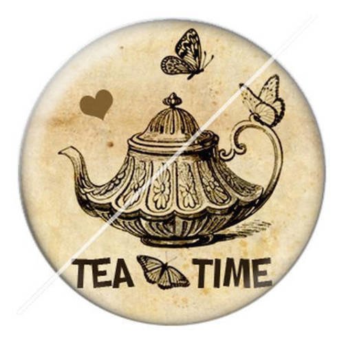 Cabochon résine a coller 25 mm alice 3 