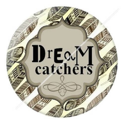 Cabochon résine a coller 25 mm dreamcatcher attrape reve 14 