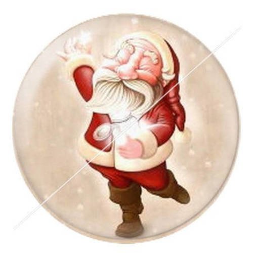 Cabochon résine a coller 25 mm joyeux noël bonnes fêtes 13 